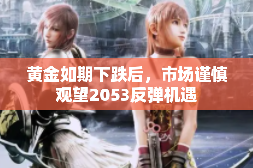 黄金如期下跌后，市场谨慎观望2053反弹机遇