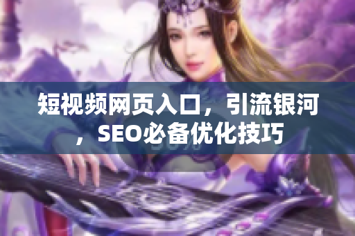 短视频网页入口，引流银河，SEO必备优化技巧