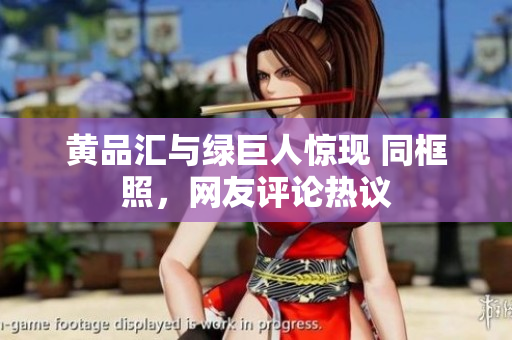 黄品汇与绿巨人惊现 同框照，网友评论热议