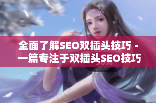 全面了解SEO双插头技巧 - 一篇专注于双插头SEO技巧的文章