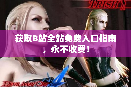 获取B站全站免费入口指南，永不收费！