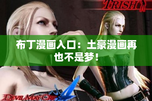 布丁漫画入口：土豪漫画再也不是梦！