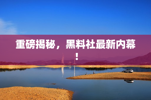 重磅揭秘，黑料社最新内幕！