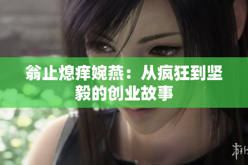 翁止熄痒婉燕：从疯狂到坚毅的创业故事