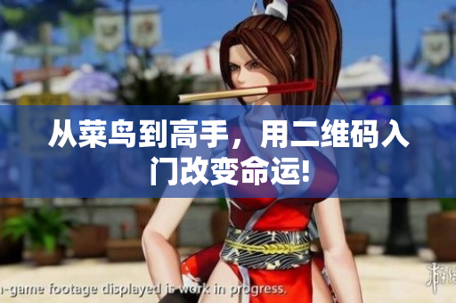 从菜鸟到高手，用二维码入门改变命运!