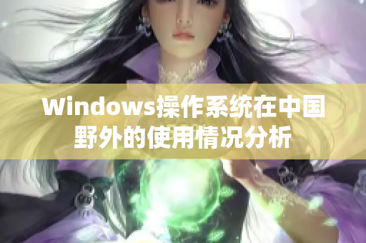 Windows操作系统在中国野外的使用情况分析