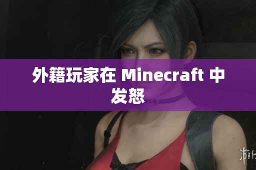 外籍玩家在 Minecraft 中发怒