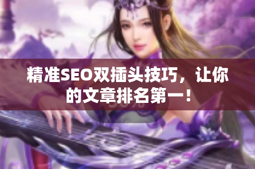 精准SEO双插头技巧，让你的文章排名第一！