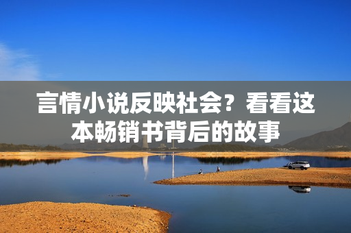 言情小说反映社会？看看这本畅销书背后的故事