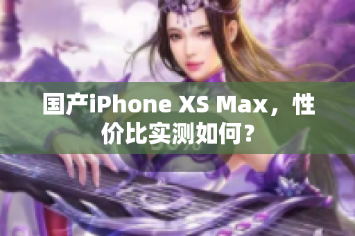 国产iPhone XS Max，性价比实测如何？