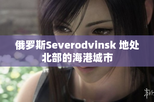 俄罗斯Severodvinsk 地处北部的海港城市