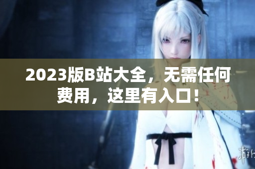 2023版B站大全，无需任何费用，这里有入口！