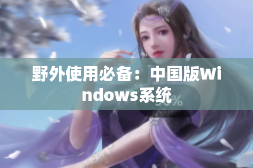 野外使用必备：中国版Windows系统