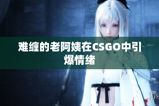 难缠的老阿姨在CSGO中引爆情绪