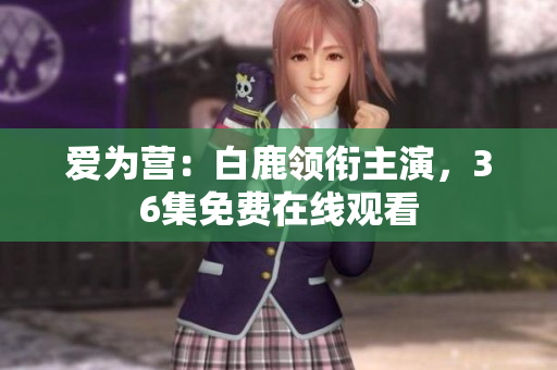 爱为营：白鹿领衔主演，36集免费在线观看