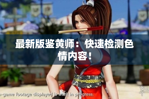 最新版鉴黄师：快速检测色情内容！