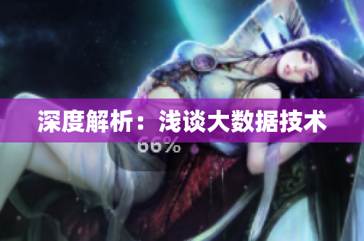 深度解析：浅谈大数据技术