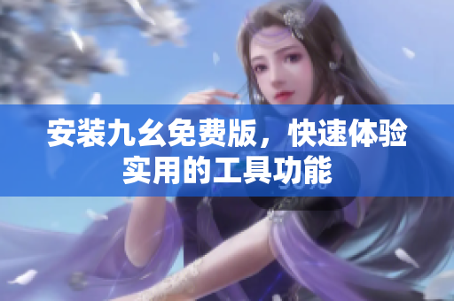 安装九幺免费版，快速体验实用的工具功能