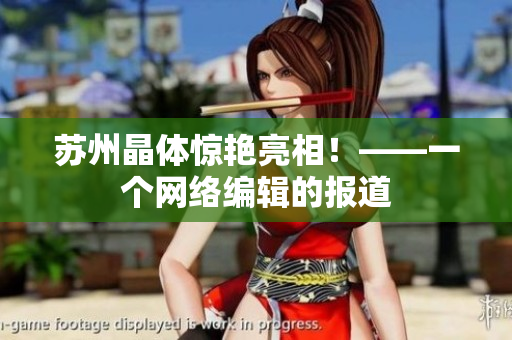 苏州晶体惊艳亮相！——一个网络编辑的报道