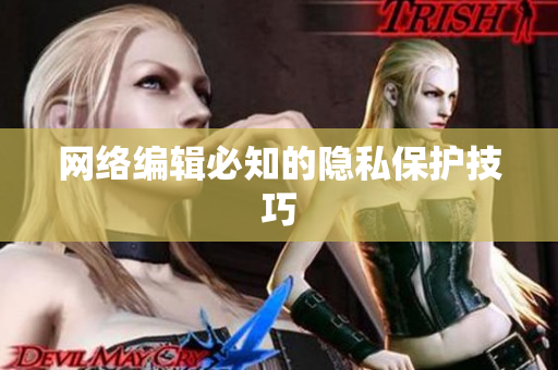 网络编辑必知的隐私保护技巧