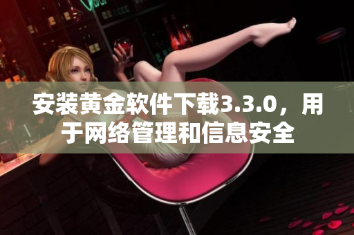 安装黄金软件下载3.3.0，用于网络管理和信息安全