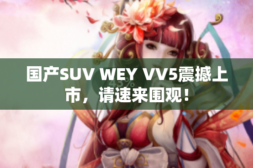国产SUV WEY VV5震撼上市，请速来围观！