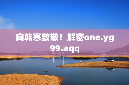 向韩寒致敬！解密one.yg99.aqq