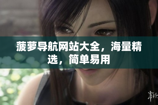 菠萝导航网站大全，海量精选，简单易用