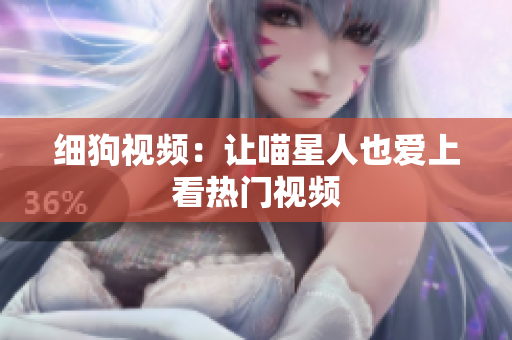 细狗视频：让喵星人也爱上看热门视频
