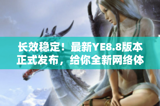 长效稳定！最新YE8.8版本正式发布，给你全新网络体验