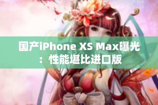 国产iPhone XS Max曝光：性能堪比进口版