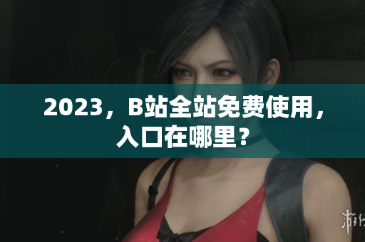 2023，B站全站免费使用，入口在哪里？