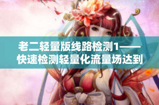 老二轻量版线路检测1——快速检测轻量化流量场达到峰值！