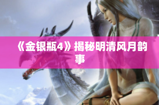 《金银瓶4》揭秘明清风月韵事