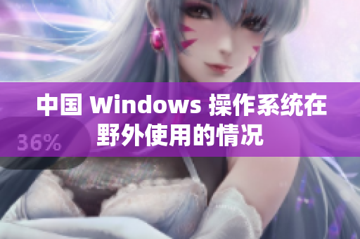中国 Windows 操作系统在野外使用的情况