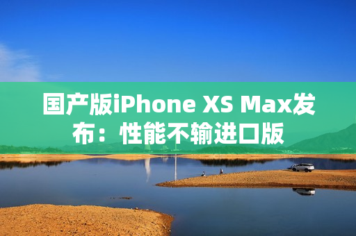 国产版iPhone XS Max发布：性能不输进口版
