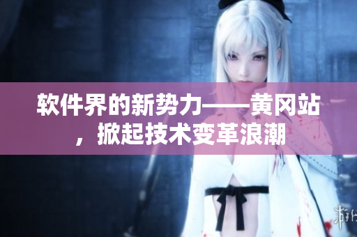 软件界的新势力——黄冈站，掀起技术变革浪潮