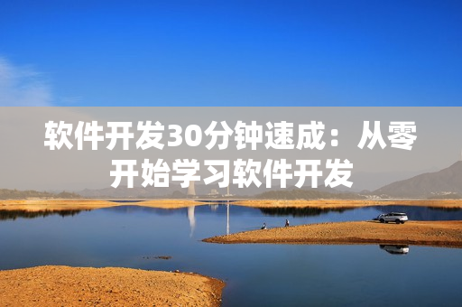 软件开发30分钟速成：从零开始学习软件开发