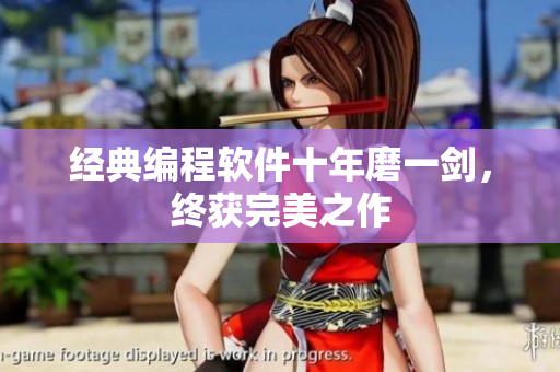 经典编程软件十年磨一剑，终获完美之作