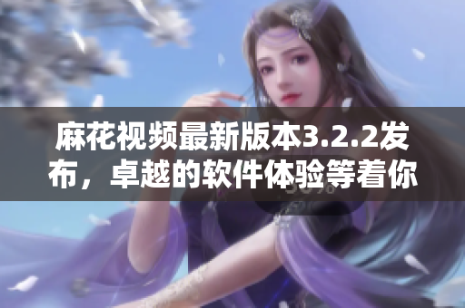 麻花视频最新版本3.2.2发布，卓越的软件体验等着你！