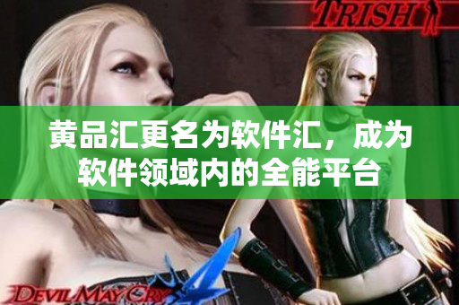 黄品汇更名为软件汇，成为软件领域内的全能平台