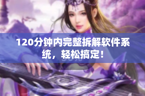 120分钟内完整拆解软件系统，轻松搞定！