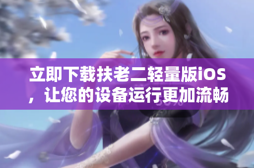 立即下载扶老二轻量版iOS，让您的设备运行更加流畅
