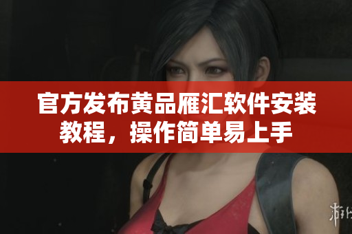 官方发布黄品雁汇软件安装教程，操作简单易上手