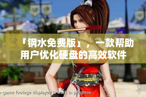 「钢水免费版」，一款帮助用户优化硬盘的高效软件