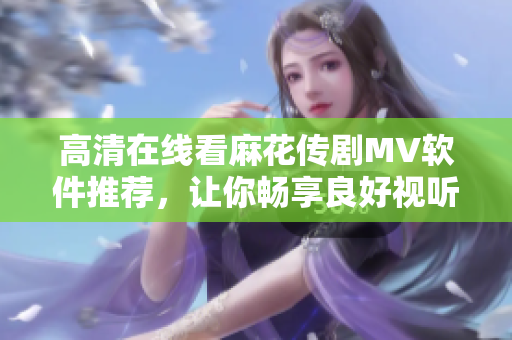 高清在线看麻花传剧MV软件推荐，让你畅享良好视听体验