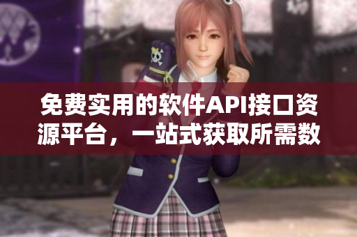 免费实用的软件API接口资源平台，一站式获取所需数据