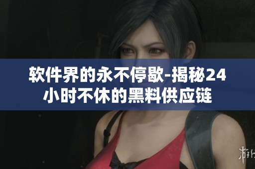 软件界的永不停歇-揭秘24小时不休的黑料供应链