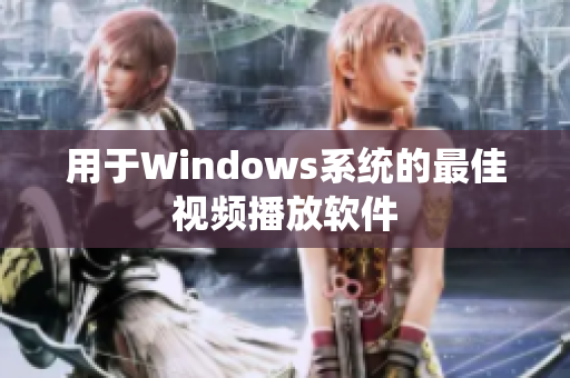 用于Windows系统的最佳视频播放软件