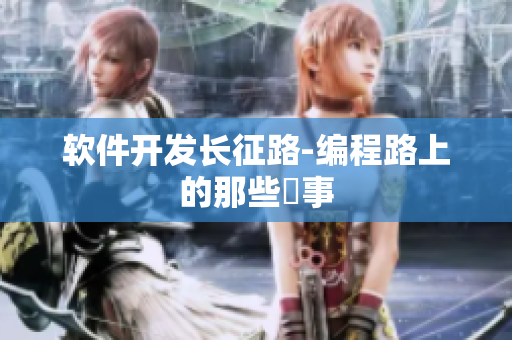 软件开发长征路-编程路上的那些囧事